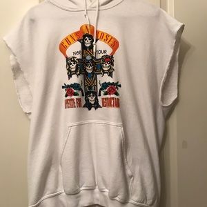 Guns N’ Roses cut off hoodie